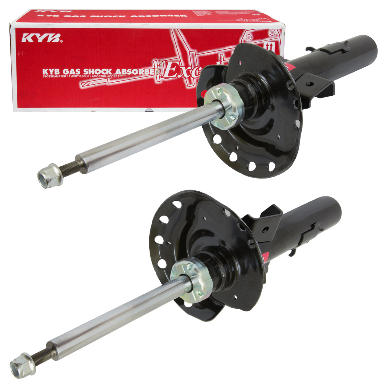 2 KYB Stoßdämpfer Gasdruck vorne FORD Mondeo IV VOLVO S80 II V70 III XC70