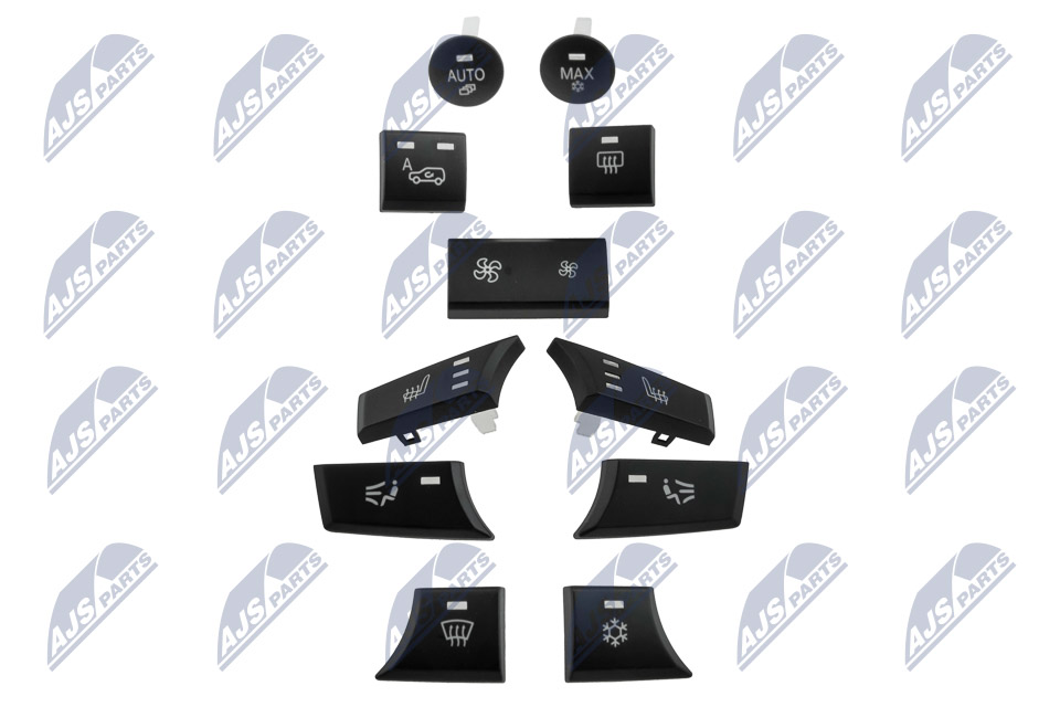 NTY EWS-BM-094 Bedienelement, Heizung/Lüftung NTY EWS-BM-094 Bedienelement, Heizung/Lüftung