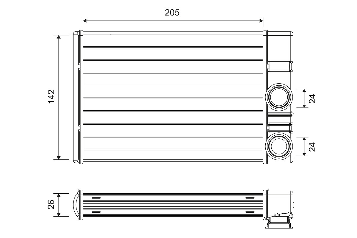 VALEO 811513 Wärmetauscher, Innenraumheizung