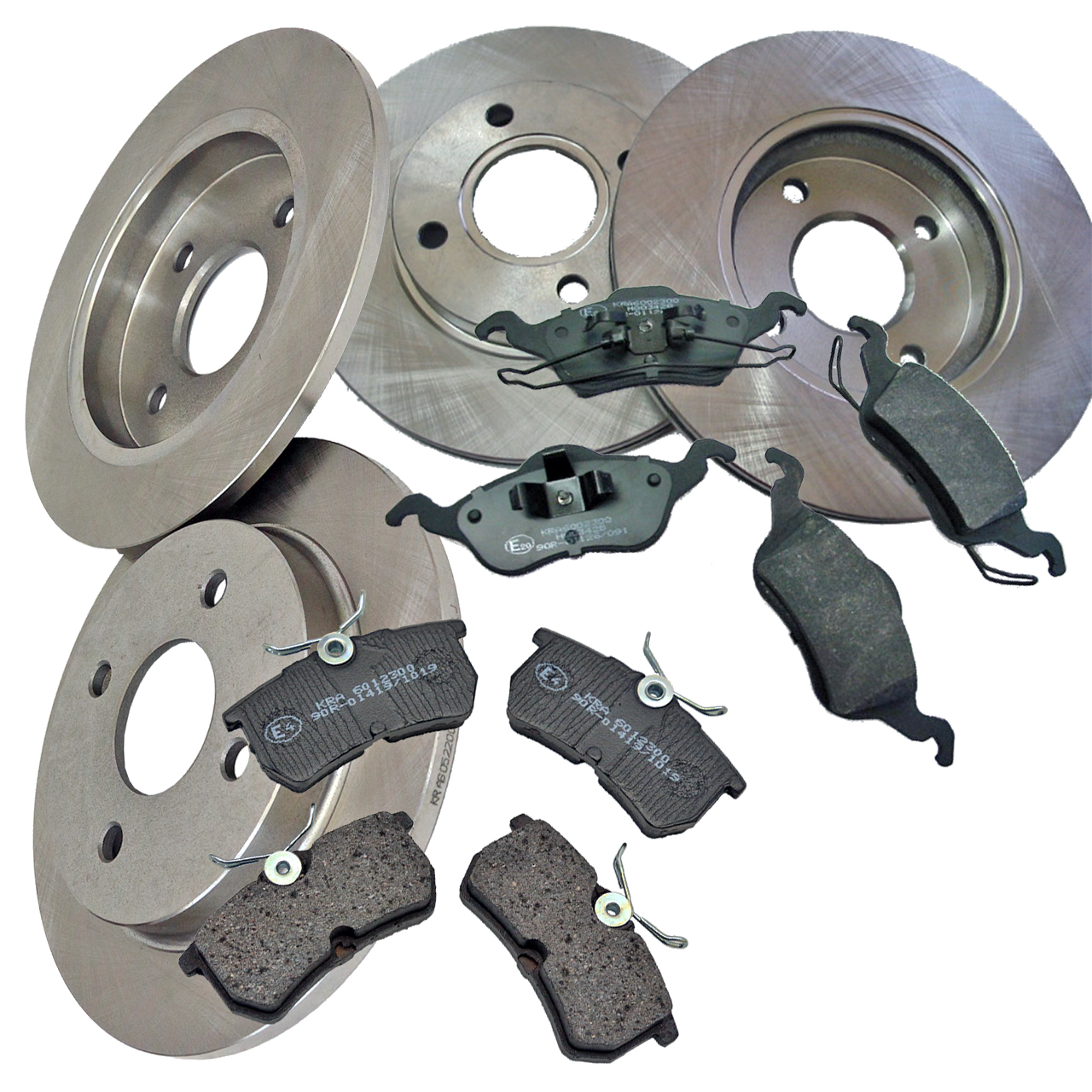 4 Bremsscheiben 8 Bremsbelagsatz VA hinten für Ford Focus DAW. DBW DNW DFW