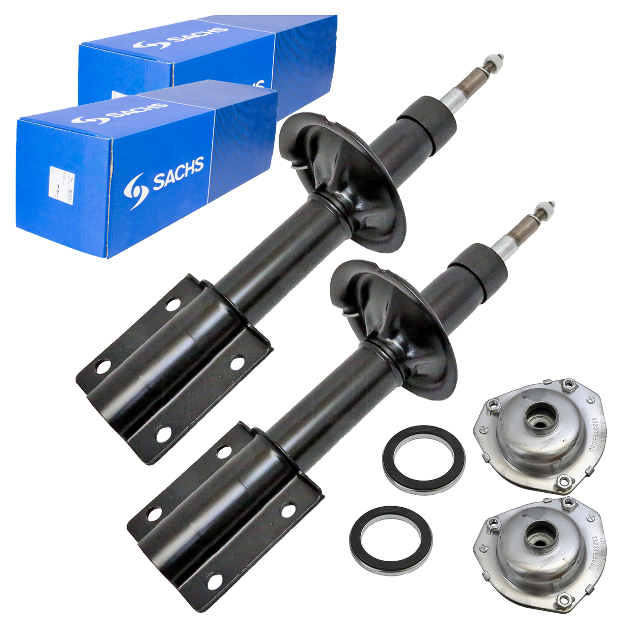 2 SACHS Stoßdämpfer+ Domlager vorne für Citroen Jumper Fiat Ducato Peugeot Boxer