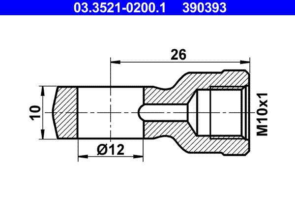 ATE 03.3521-0200.1 Ringstutzen, Rohrleitung