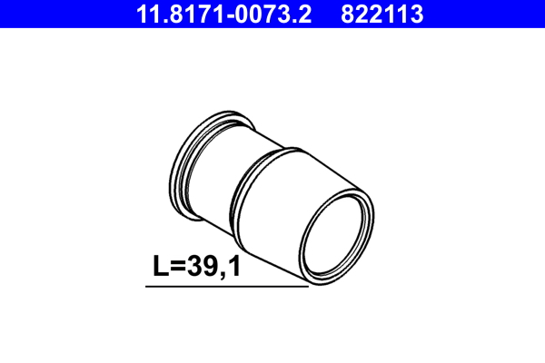 ATE 11.8171-0073.2 Führungshülse, Bremssattel