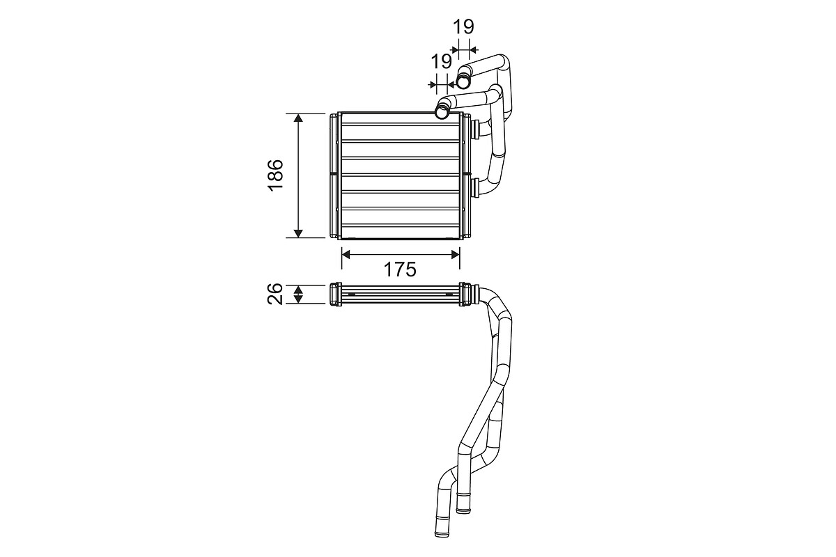 VALEO 811511 Wärmetauscher, Innenraumheizung
