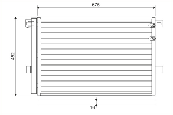 VALEO 814054 Kondensator, Klimaanlage