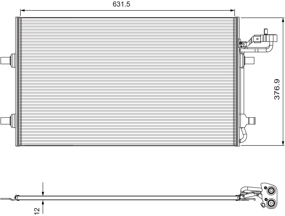 VALEO 814324 Kondensator, Klimaanlage