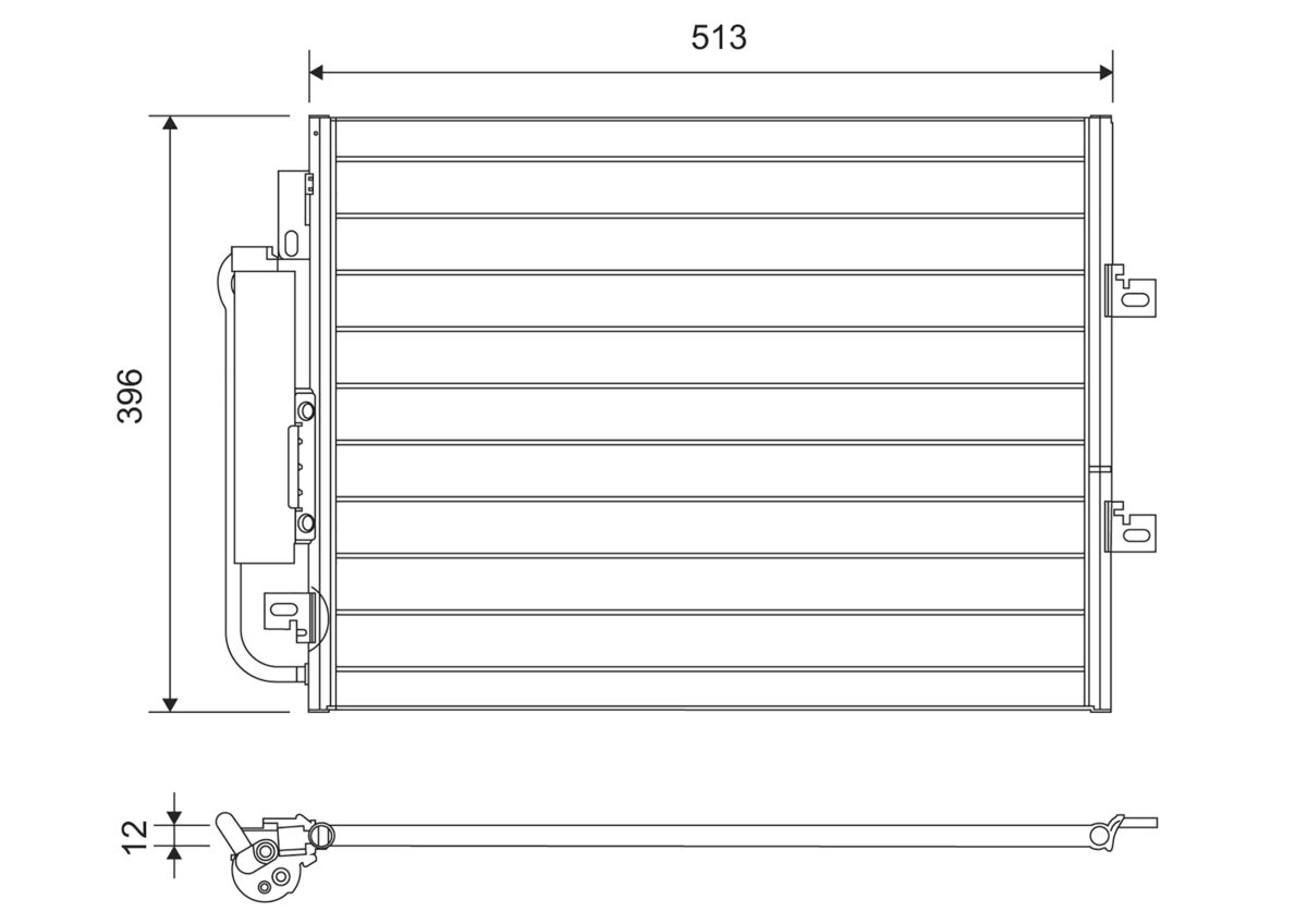 VALEO 814061 Kondensator, Klimaanlage