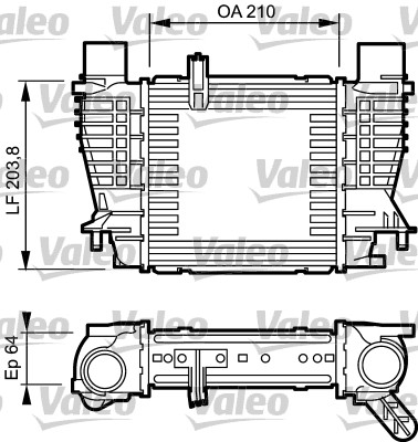 VALEO 817999 Ladeluftkühler