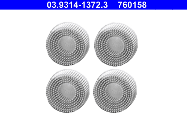 ATE 03.9314-1372.3 Reinigungsscheibe, Reinigungsset-Radnabe