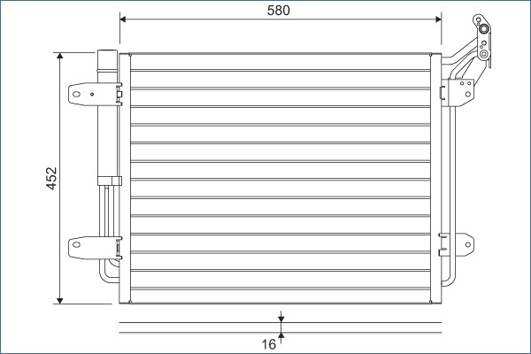 VALEO 814091 Kondensator, Klimaanlage
