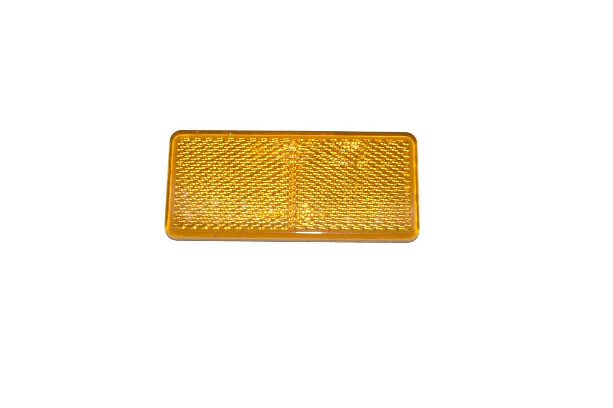 Reflektor gelb 90x40mm selbstklebend
