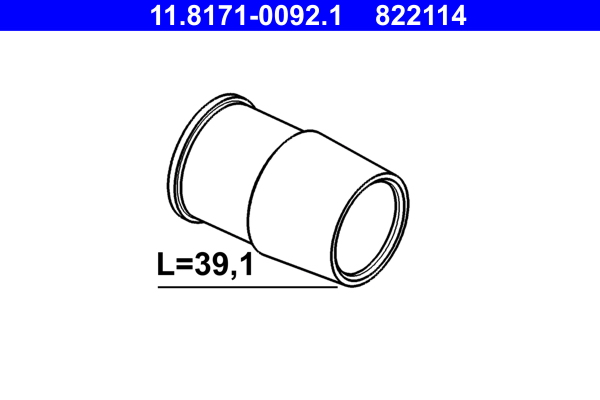 ATE 11.8171-0092.1 Führungshülse, Bremssattel
