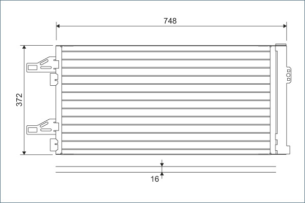 VALEO 814085 Kondensator, Klimaanlage