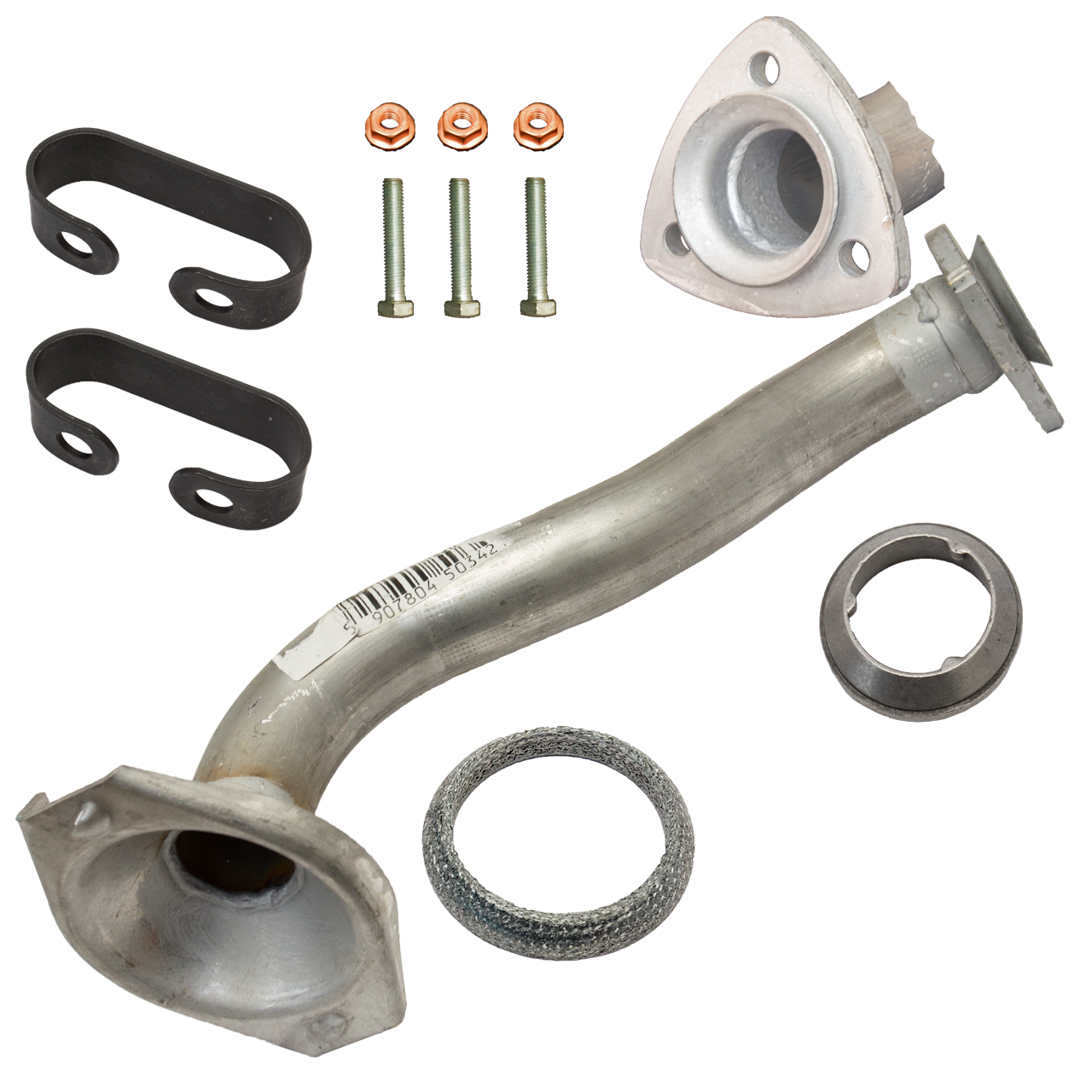 Krümmerrohr Hosenrohr Vorderrohr mit Zubehör für VW Golf 2 Jetta 2 Passat 3A 35I