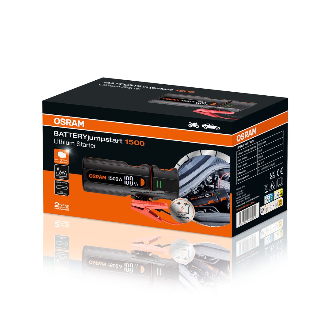 OSRAM OJS030 Batteriestarter OSRAM BATTERYjumpstart 1500