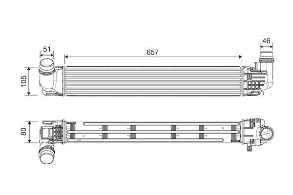 VALEO 818228 Ladeluftkühler