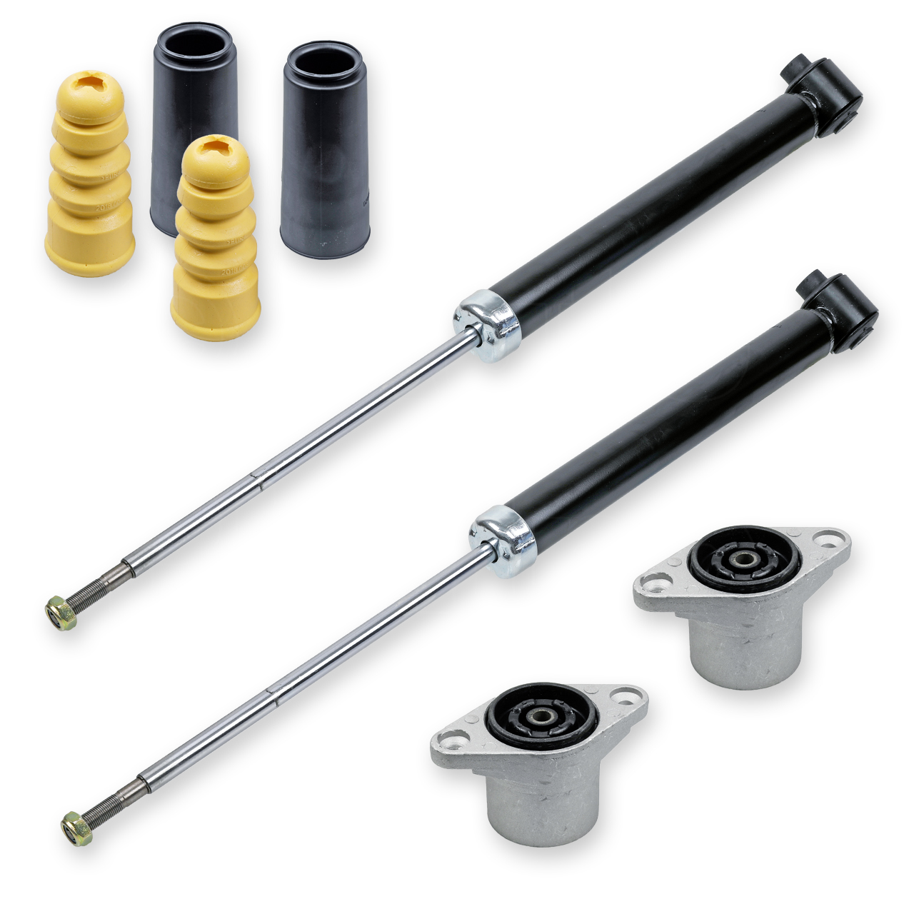 2 Stoßdämpfer Federbeinlager Protection Kit hinten für VW PASSAT 3B SKODA SUPERB