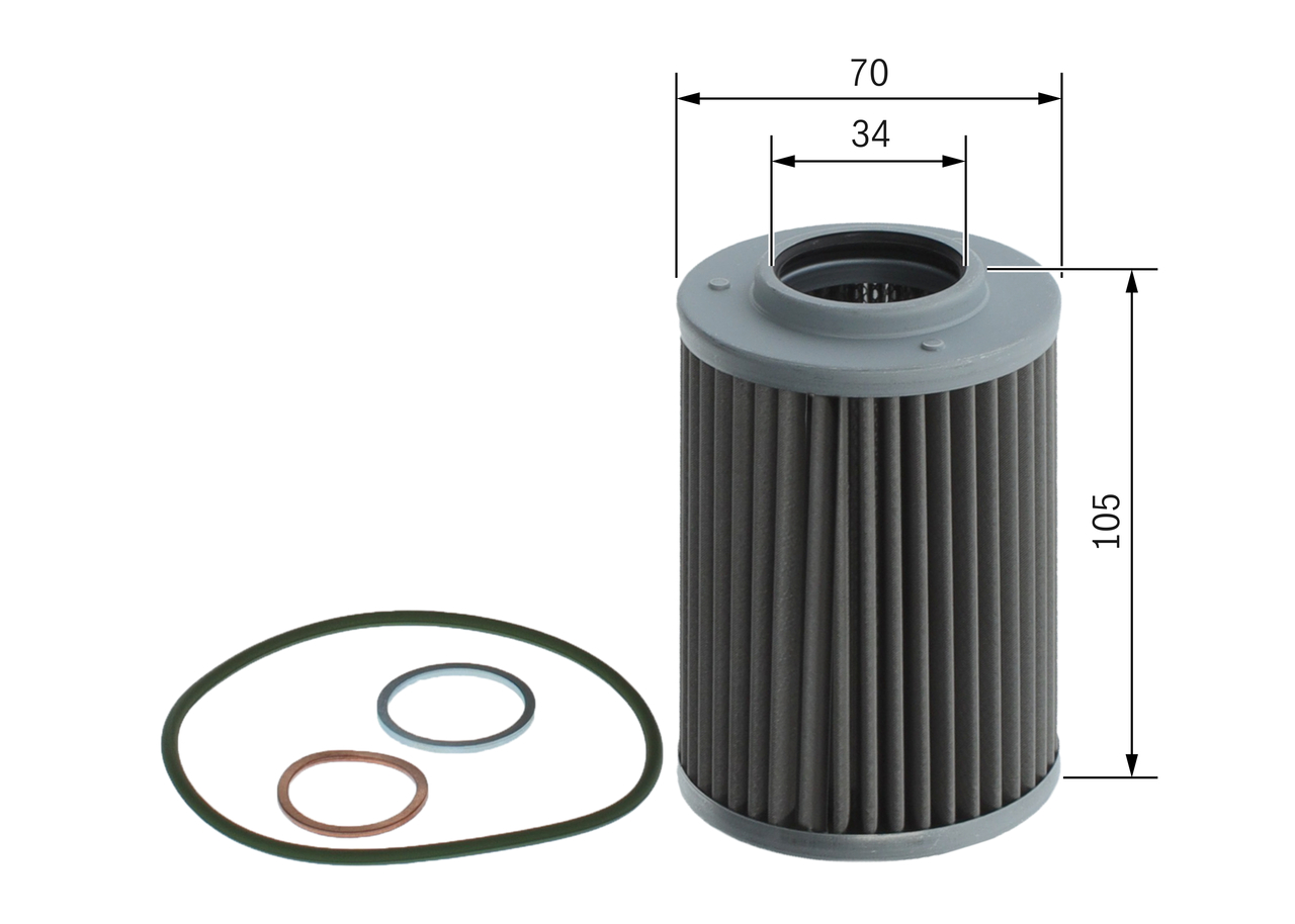 BOSCH F 026 407 118 Hydraulikfilter, Automatikgetriebe