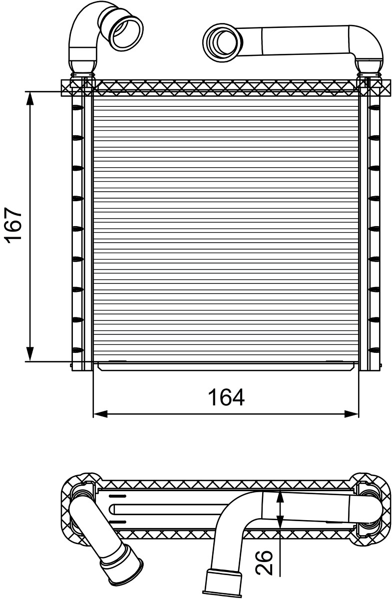VALEO 811506 Wärmetauscher, Innenraumheizung