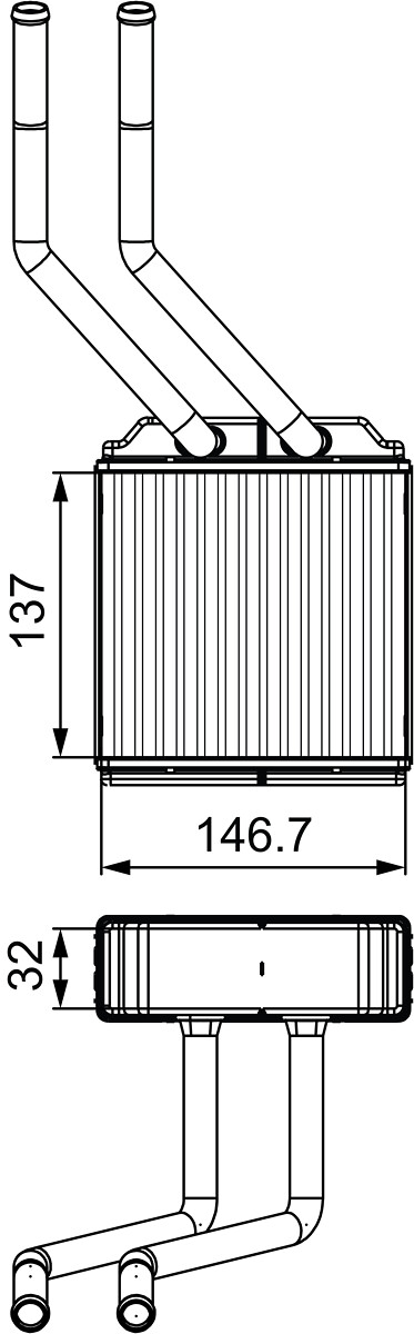 VALEO 811520 Wärmetauscher, Innenraumheizung