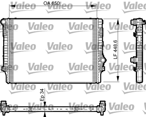 VALEO 735548 Kühler, Motorkühlung