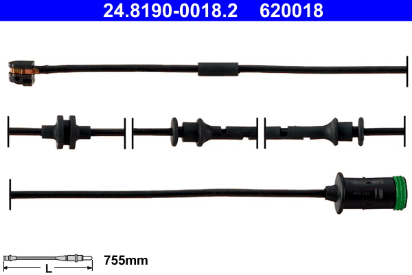 ATE 24.8190-0018.2 Warnkontakt, Bremsbelagverschleiß
