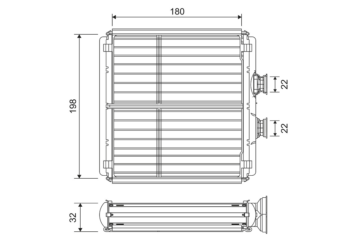 VALEO 811508 Wärmetauscher, Innenraumheizung