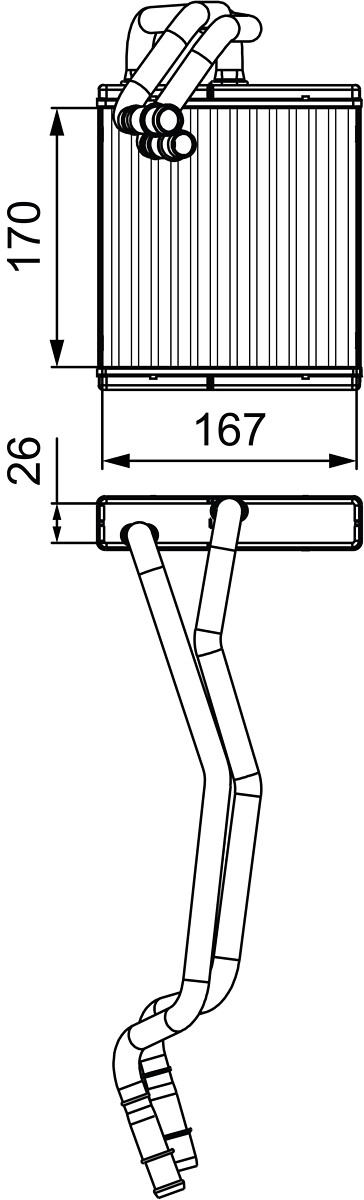 VALEO 811509 Wärmetauscher, Innenraumheizung