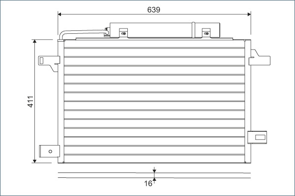 VALEO 814249 Kondensator, Klimaanlage