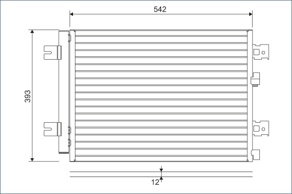 VALEO 814077 Kondensator, Klimaanlage