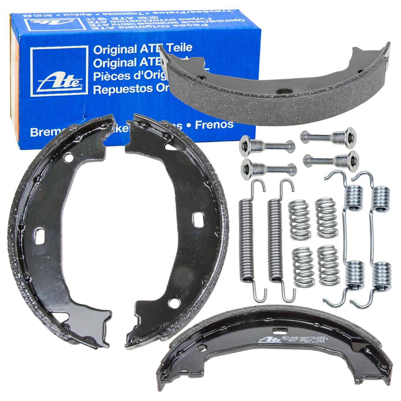 ATE Bremsbacken + Zubehörsatz für BMW E81 E87 F20 F21 E46 E90 E91 E92 F36