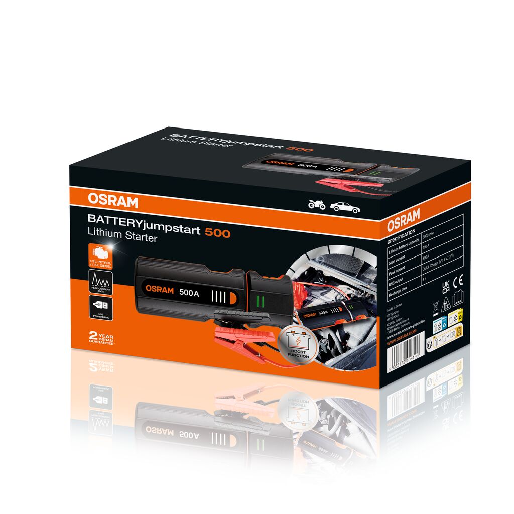 OSRAM OJS010 Batteriestarter OSRAM BATTERYjumpstart 500
