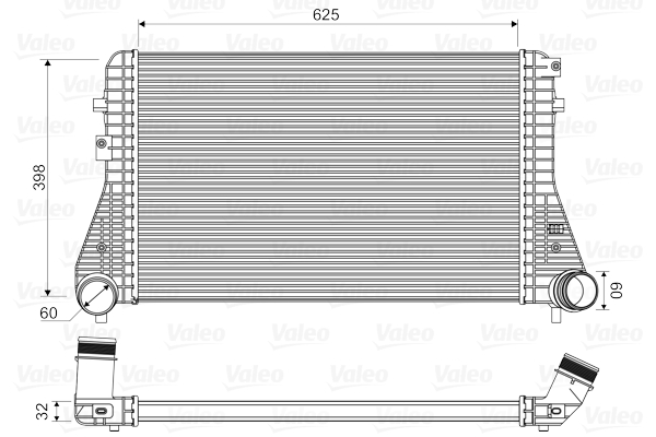 VALEO 818339 Ladeluftkühler