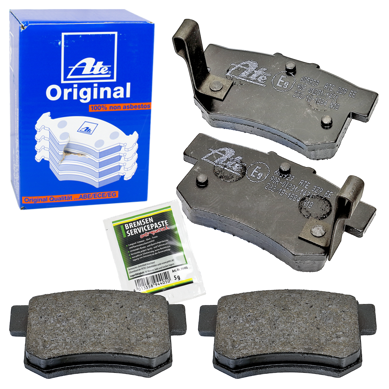 ATE Bremsbeläge Bremsklötze hinten FIAT Sedici HONDA Civic ROVER 600 SUZUKI SX4