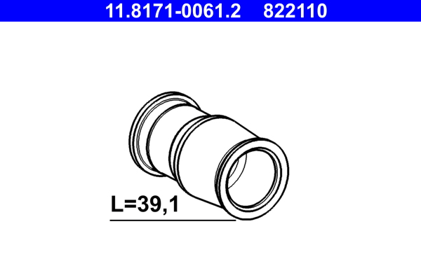 ATE 11.8171-0061.2 Führungshülse, Bremssattel