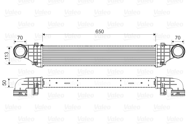 VALEO 818337 Ladeluftkühler