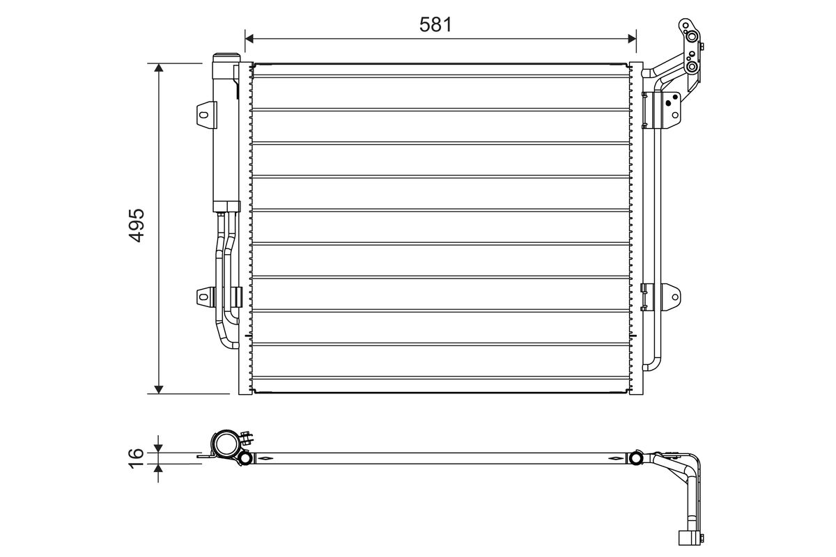 VALEO 814157 Kondensator, Klimaanlage