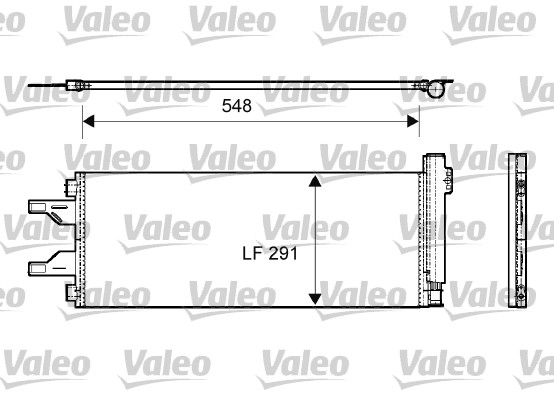 VALEO 814069 Kondensator, Klimaanlage