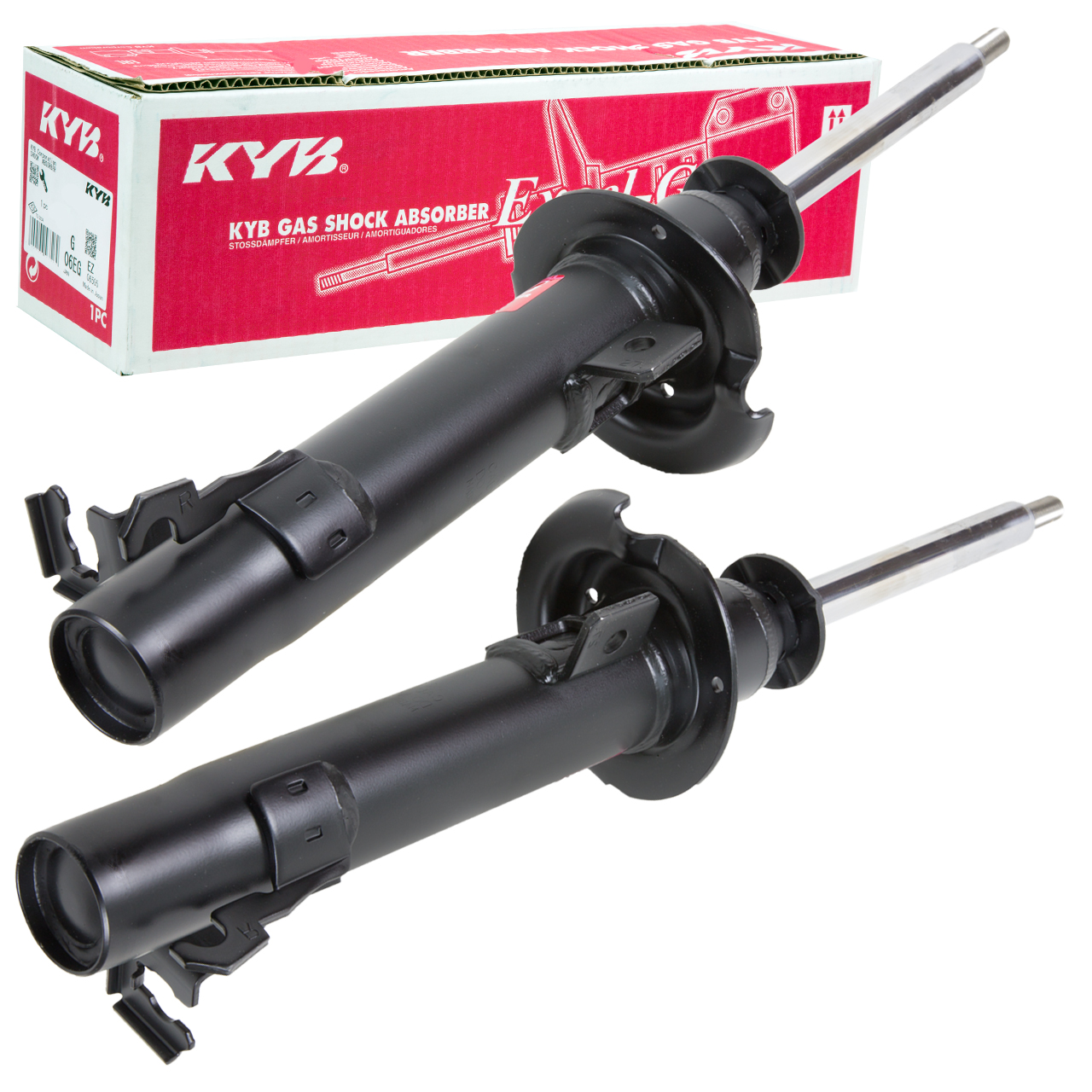 2x KYB Stoßdämpfer Dämpfer Federbein vorne für  FORD FIESTA 5 JH JD BJ ab 2004