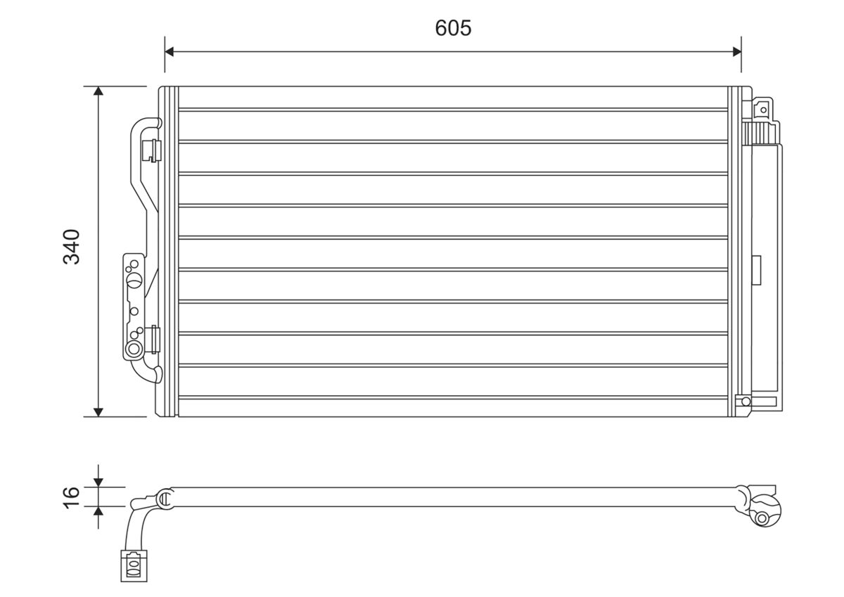 VALEO 814191 Kondensator, Klimaanlage