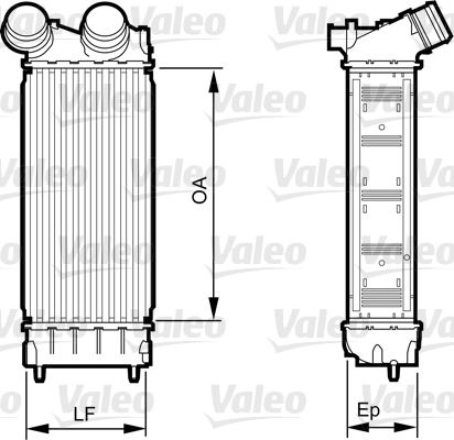 VALEO 818226 Ladeluftkühler