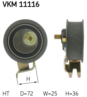 SKF VKM 11116 Spannrolle, Zahnriemen