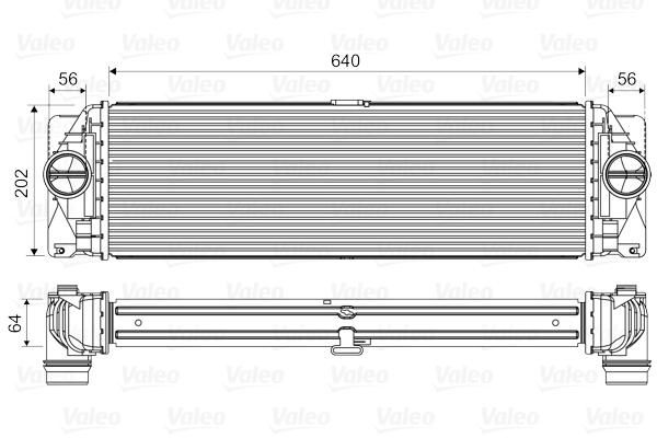VALEO 818341 Ladeluftkühler