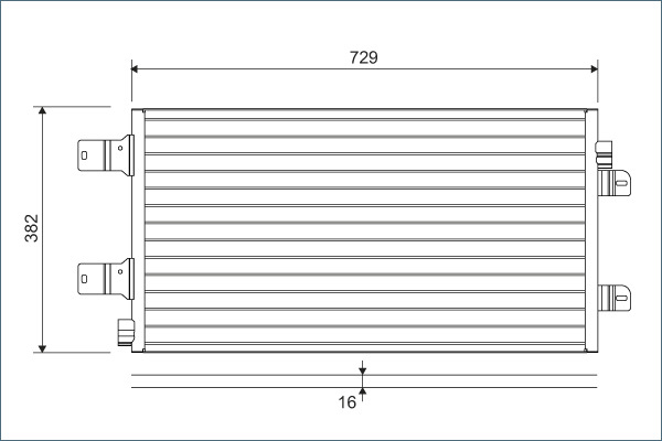 VALEO 814003 Kondensator, Klimaanlage